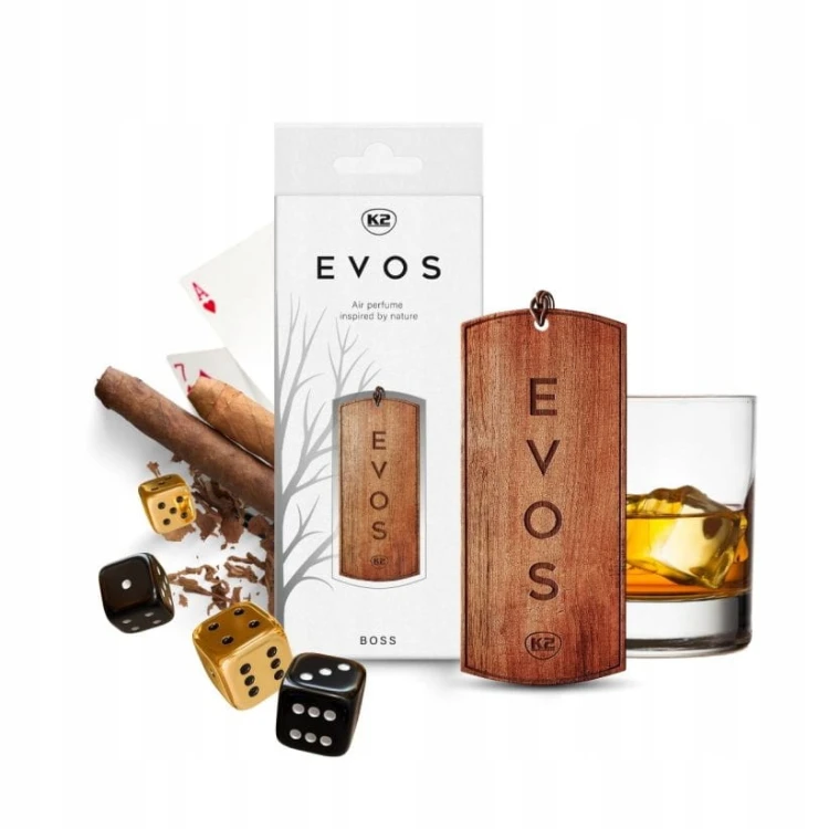 Perfumy do auta K2 BOSS samochodu zawieszka drzewo arganowe róża patchouli