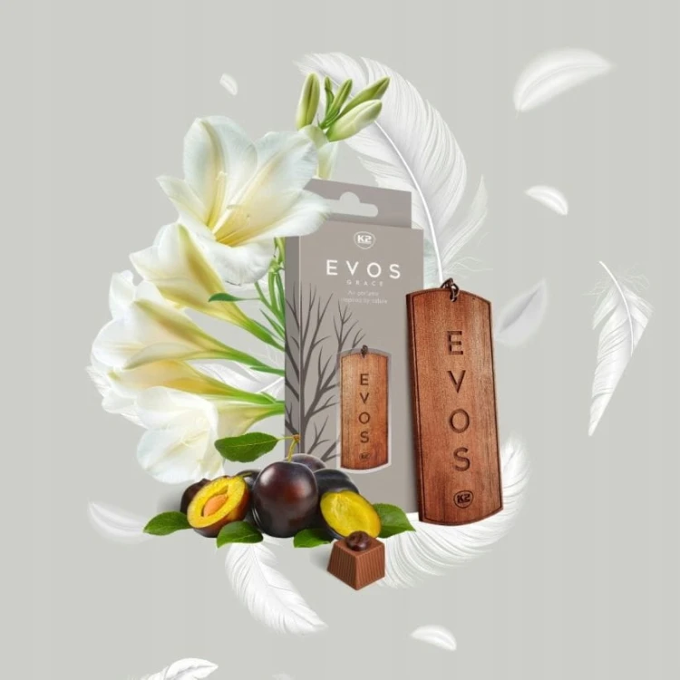Perfumy do auta samochodu K2 ANGEL zawieszka DREWNO frezja śliwka praliny