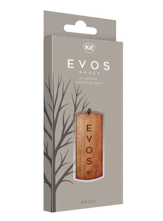 Perfumy do auta samochodu K2 ANGEL zawieszka DREWNO frezja śliwka praliny