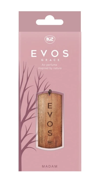 Perfumy do auta samochodu K2 MADAM zawieszka DREWNO pomarańcza lawenda