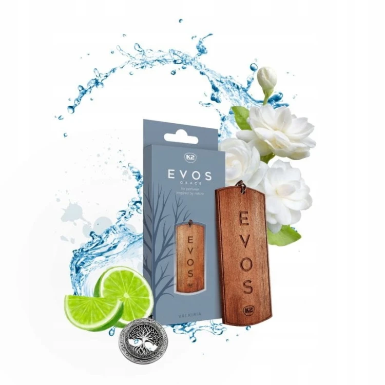 Perfumy do auta samochodu K2 VALKIRIA zawieszka DREWNO bergamotka kakao