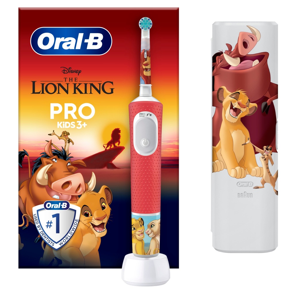 Oral-B elektryczna szczoteczka do zębów Pro Kids Król Lew dla dzieci Lion