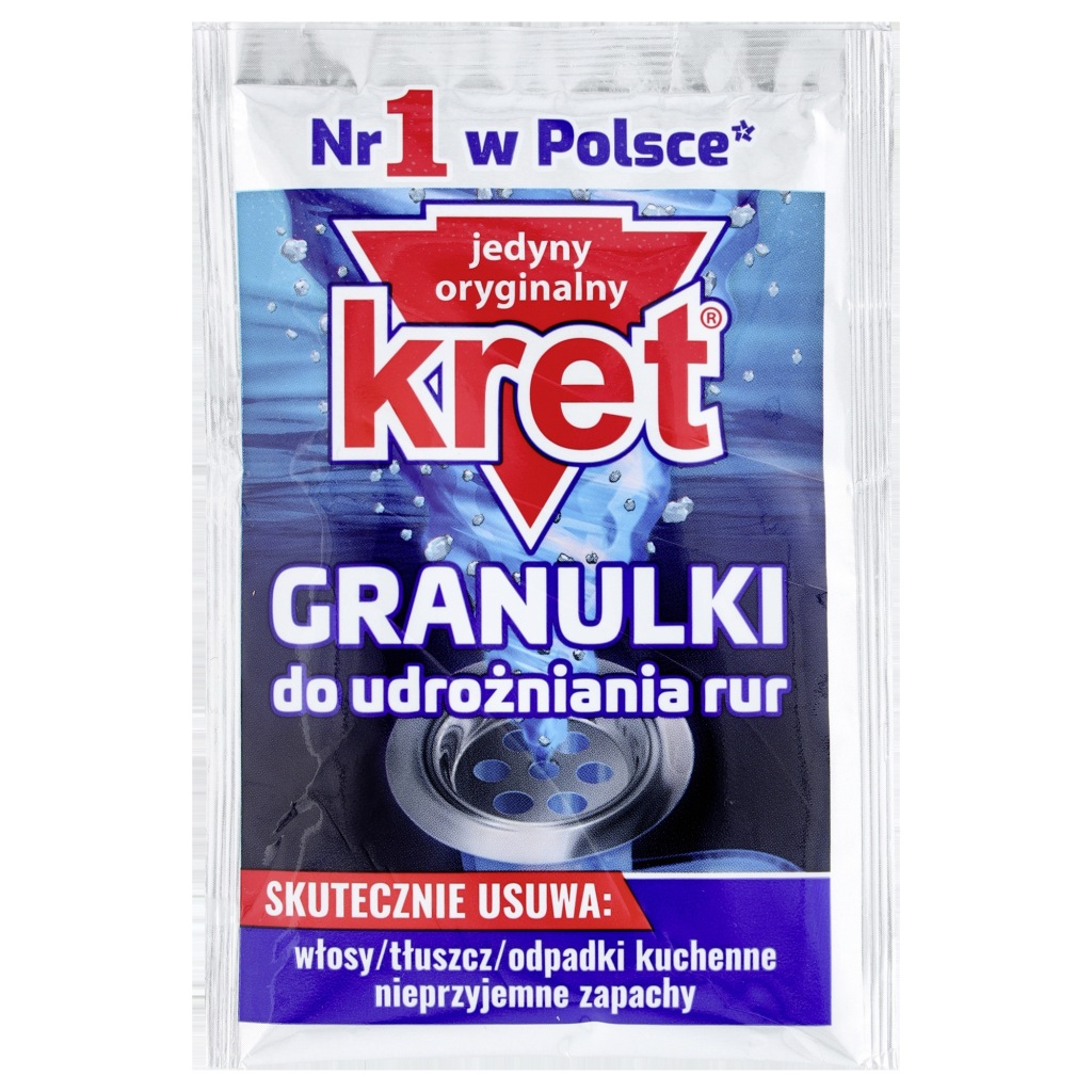 Kret Granulki do Udrożniania Rur 40g oryginalny