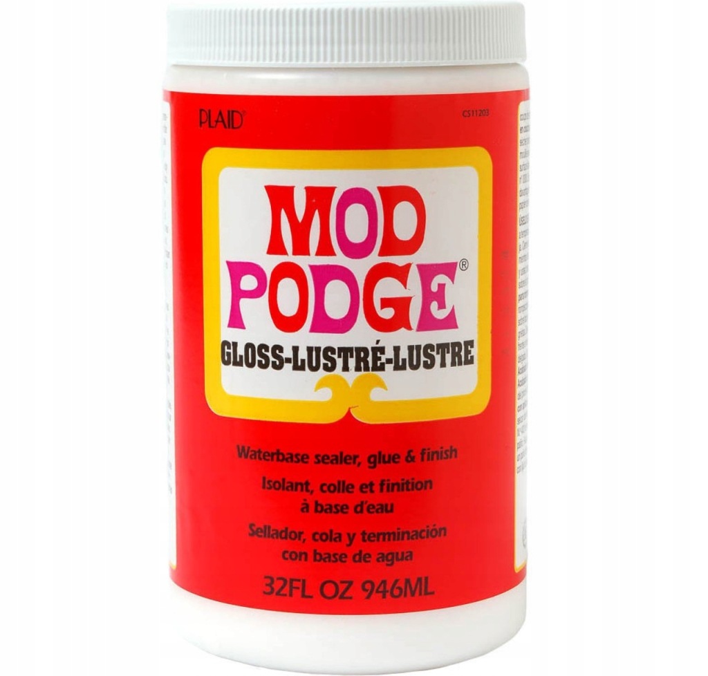 Klej MOD PODGE połysk hipoalergiczny do scrapbookingu AMERYKAŃSKI 946 ml