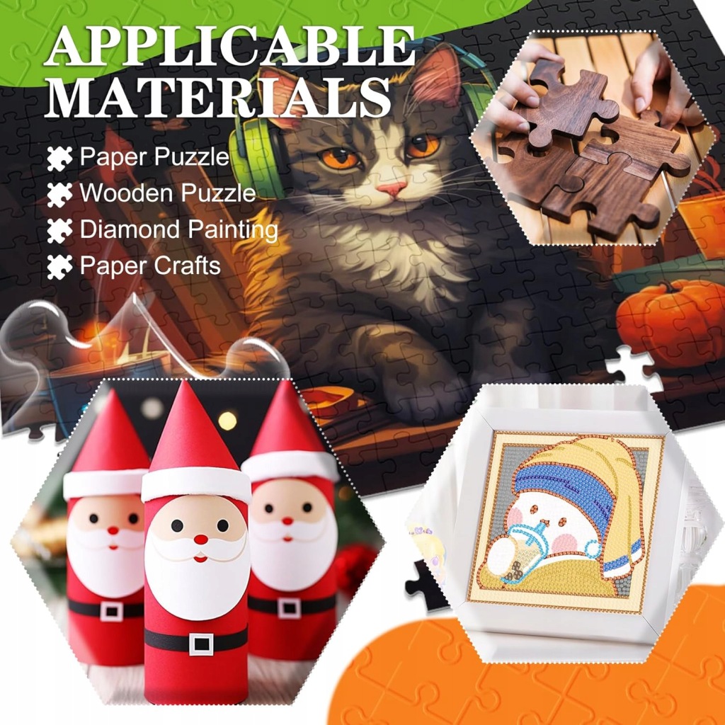 Limino Klej do puzzli przezroczysty x2 pędzel 5000 elementów 200g