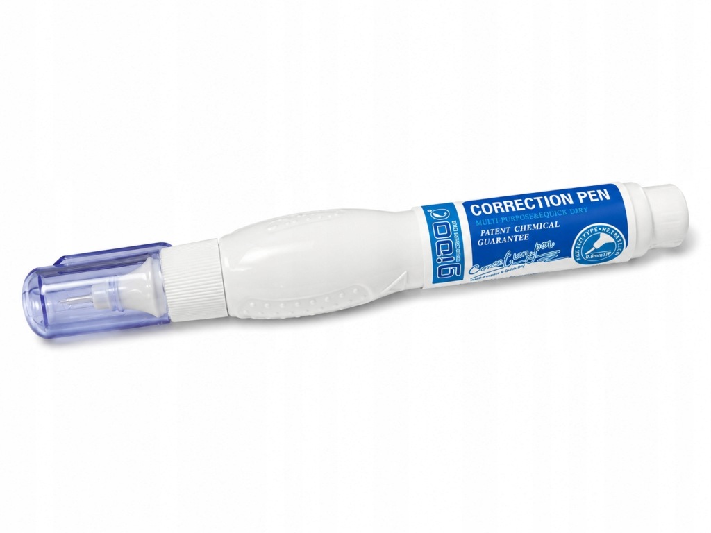KOREKTOR W PŁYNIE piórze Directions biały szybkoschnący 8ml szkolny