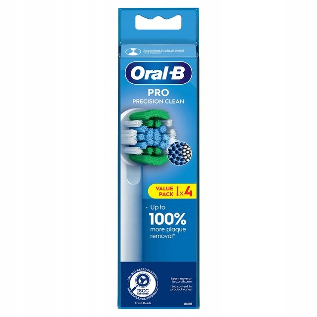 Oryginalne Końcówki do szczoteczki Oral-B Precision Clean EB20RX pro 4 SZT.