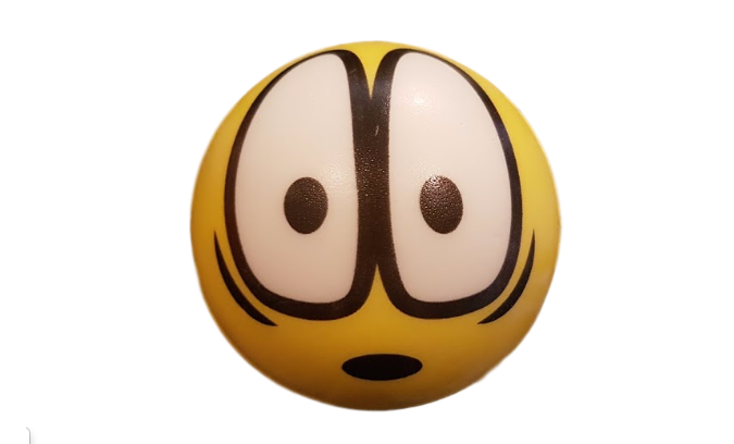 Piankowa piłeczka antystresowa gniotek EMOJI buźki minki 6 cm